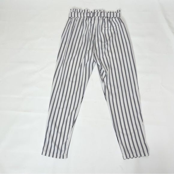Women Pants Medium Striped Polyester Tie waist ruffles Urban Heritage - Picture 4 of 13